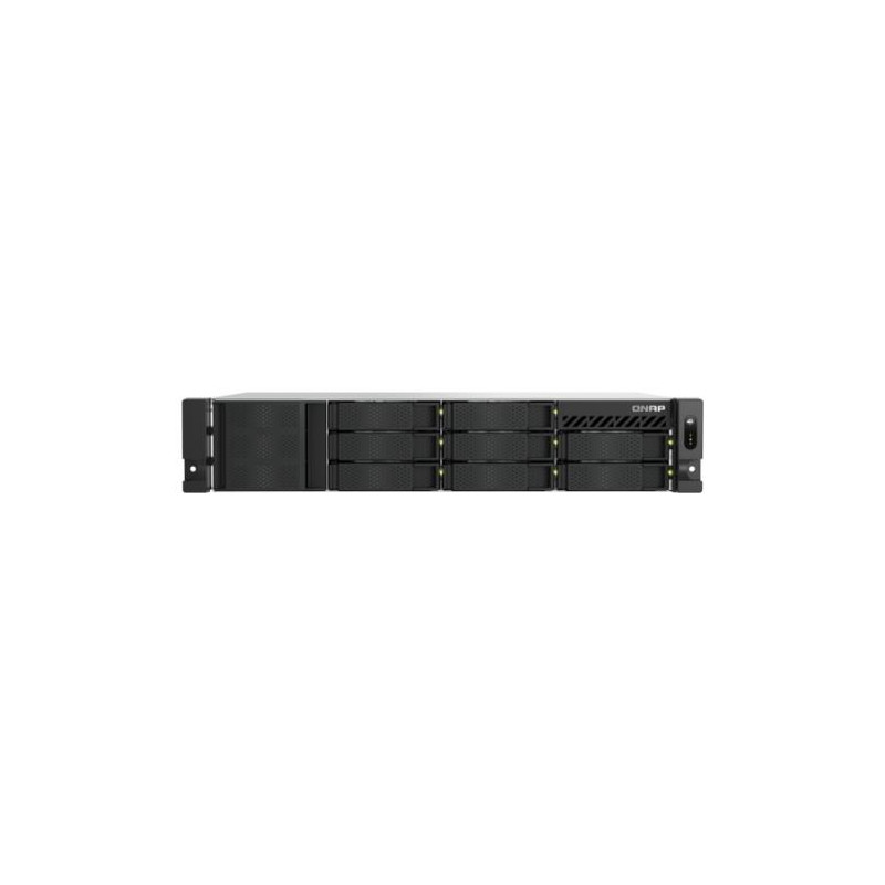 NAS RACK 2U QNAP TS-855eU-RP-8G 8HD 3,5"/2,5" NOHD 2xM.2 2280 2x2.5GBE 4xUSB3.2 8GB RAM Intel Atom C5125 8C 2.8GHz 2X300W