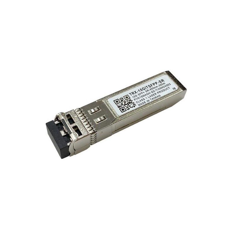 QNAP, Optical Transceiver 10GbE SFP+ 850nm SR up to 300m industrial-temperature (-40 ~85) - TRX-10GITSFPP-SR