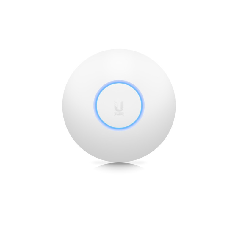 WIRELESS ACCESS POINT UBIQUITI UNIFI U6-Enterprise 2.4/5/6 GHz 4X4 MIMO 2.5GbE uplink, 600+ devices