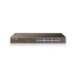 SWITCH TP-LINK TL-SG1024 24P LAN GIGABIT DESKTOP 10/100/1000Mbps RACKMOUNTABLE RJ45 CASE ACCIAIO