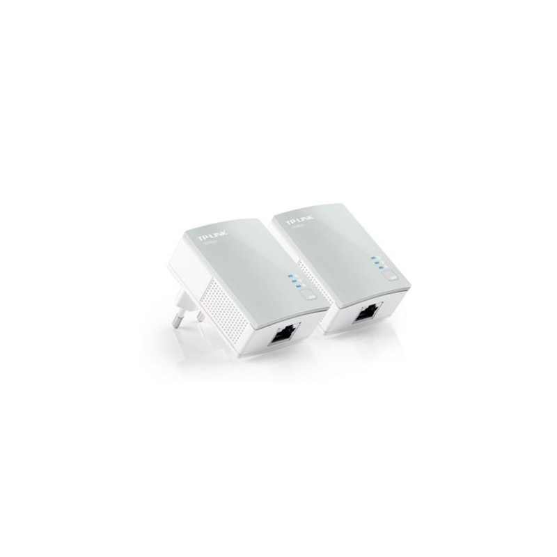 ADATTATORE POWERLINE TP-LINK TL-PA4010KIT STARTER KIT CONF.2PZ X LAN 500M - NANO SIZE, Plug and Play