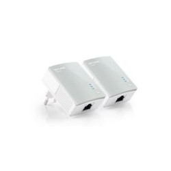 ADATTATORE POWERLINE TP-LINK TL-PA4010KIT STARTER KIT CONF.2PZ X LAN 500M - NANO SIZE, Plug and Play