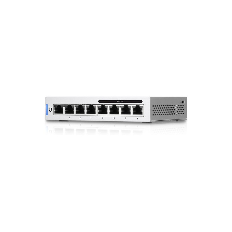 UniFi UBIQUITI Switch 8 porte LAN GIGABIT, 60Watt - US-8-60W - MANAGED 4P POE