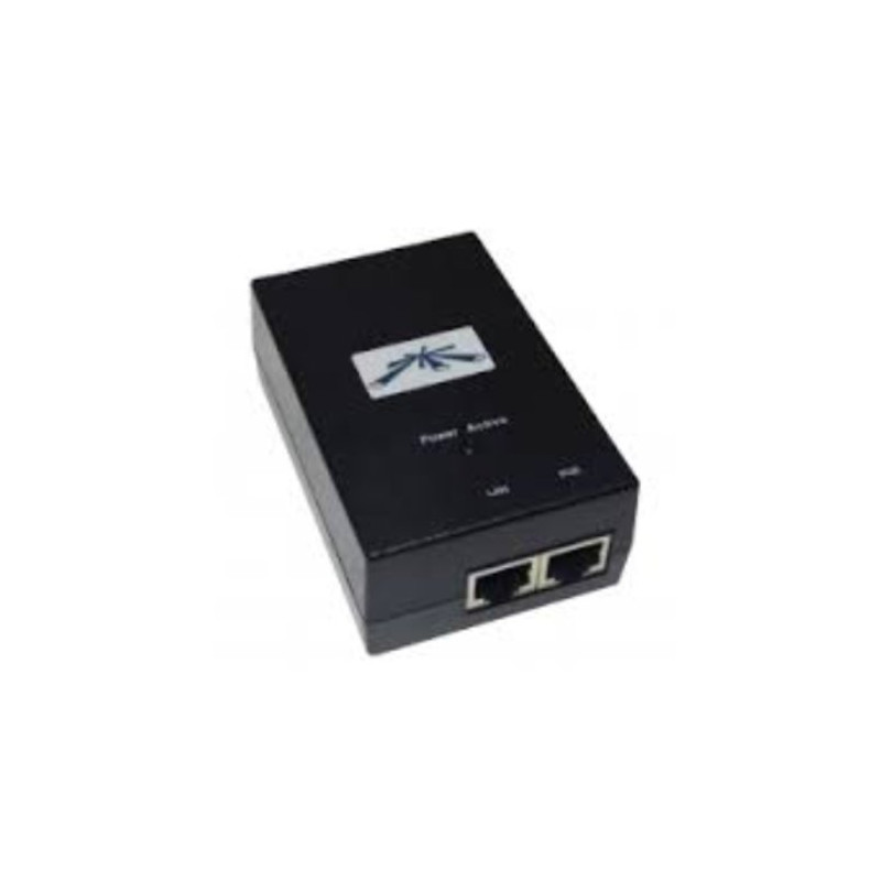 ADATTATORE POE INJECTOR UBIQUITI POE-48 POE INJECTOR, 48V/0,5A, 24W con cavo alimentazione (EU) POE-48-24W-G