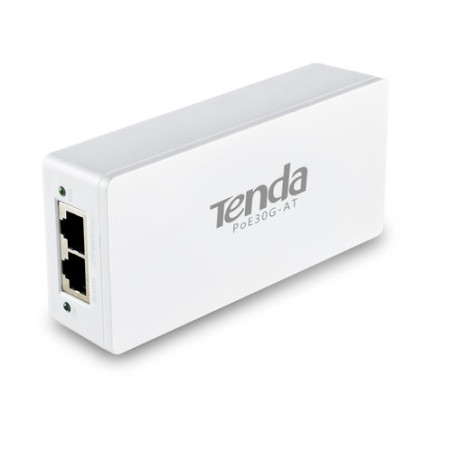 ADATTATORE POE INJECTOR TENDA POE30G-AT IEEE 802.3AT 2P GIGA RJ45 - 100M POE EXTENSION- ALIM.30W