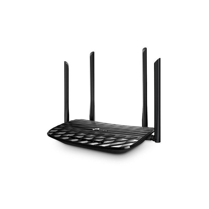 ROUTER TP-LINK Archer C6 WIRELESS DUAL BAND AC1200 867Mbps a 5GHz+300Mbps a 2.4GHZ 5P GIGABIT,4 ANTENNE, MU-MIMO,   IPTV