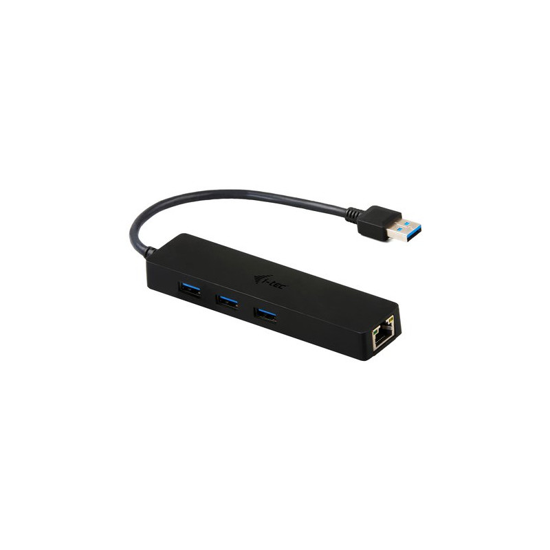 HUB USB 3.0 I-TEC U3GL3SLIM 3 PORTE USB 3.0 + Gigabit Ethernet Adapter