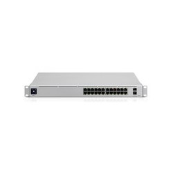 UBIQUITI SWITCH 24 PORTE LAN GIGABIT PoE Gen2, di cui 16P 802.3af/at PoE, 8P 802.3bt PoE, 2P 1/10G SFP+, USW-PRO-24-POE-EU