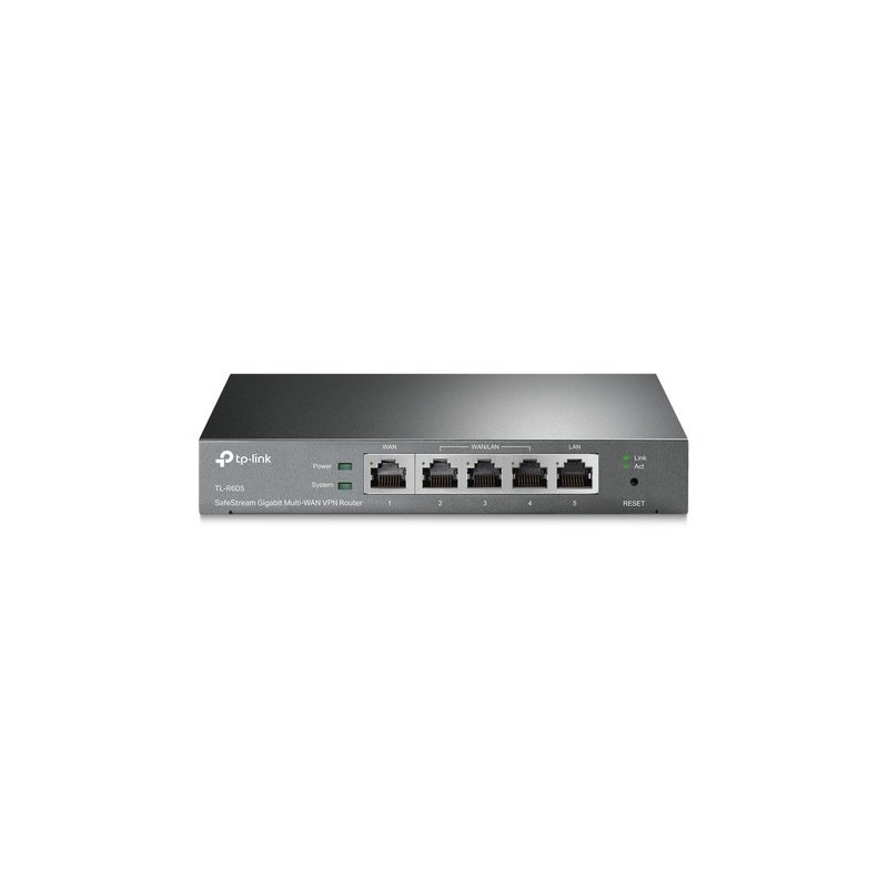 ROUTER TP-LINK ER605(TL-R605)GIGABIT MULTIWAN SAFESTREAM VPN ROUTER 1P GIGABIT WAN,3P GIGABIT WAN/LAN,1P GIGABIT LAN SDN OMADA