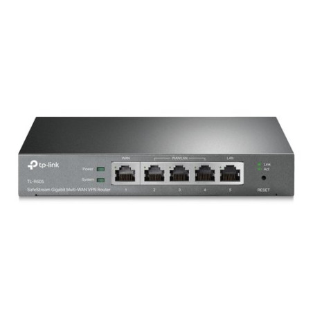 ROUTER TP-LINK ER605(TL-R605)GIGABIT MULTIWAN SAFESTREAM VPN ROUTER 1P GIGABIT WAN,3P GIGABIT WAN/LAN,1P GIGABIT LAN SDN OMADA