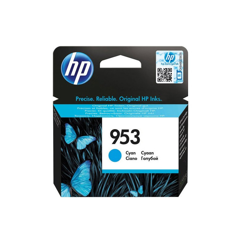 INK HP F6U12AE N.953 CIANO x HP OJ-8210 OJ-8710 OJ-8720 OJ-8725 OJ-8730 OJ-8740 OJ-7740 OJ-7720 OJ-7730 OJ-8218