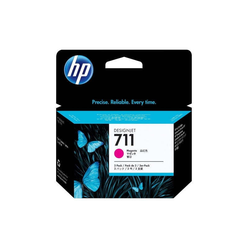 INK HP CZ135A N.711 Magenta 3x29ML x DesignJet T100 T120 T120 ePrinter T125 T130 T520 T520 ePrinter T525 T530