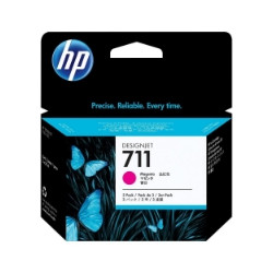 INK HP CZ135A N.711 Magenta 3x29ML x DesignJet T100 T120 T120 ePrinter T125 T130 T520 T520 ePrinter T525 T530