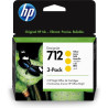 INK HP 3ED79A N.712 Giallo Tripack