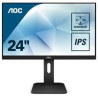 MONITOR AOC LED 24" 16:10 X24P1 IPS 1920x1200 4ms 300cd/mq 1.000:1(50.000.000:1) 2x2W MM PIVOT reg. inH Girevole VGA DVI HDMI DP