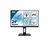 MONITOR AOC LED 23.8" Wide Q24P2Q IPS 2560x1440 4ms 250cd/mq 50.000.000:1 2x2W MM Reg. in H PIVOT VGA HDMI DP USB