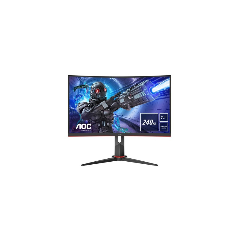 MONITOR AOC LED 31.5" Wide CURVED C32G2ZE/BK VA 1920x1080 1ms 300cd/mq 4.000:1(80.000.000:1) 2HDMI DP VESA 240HZ GAMING