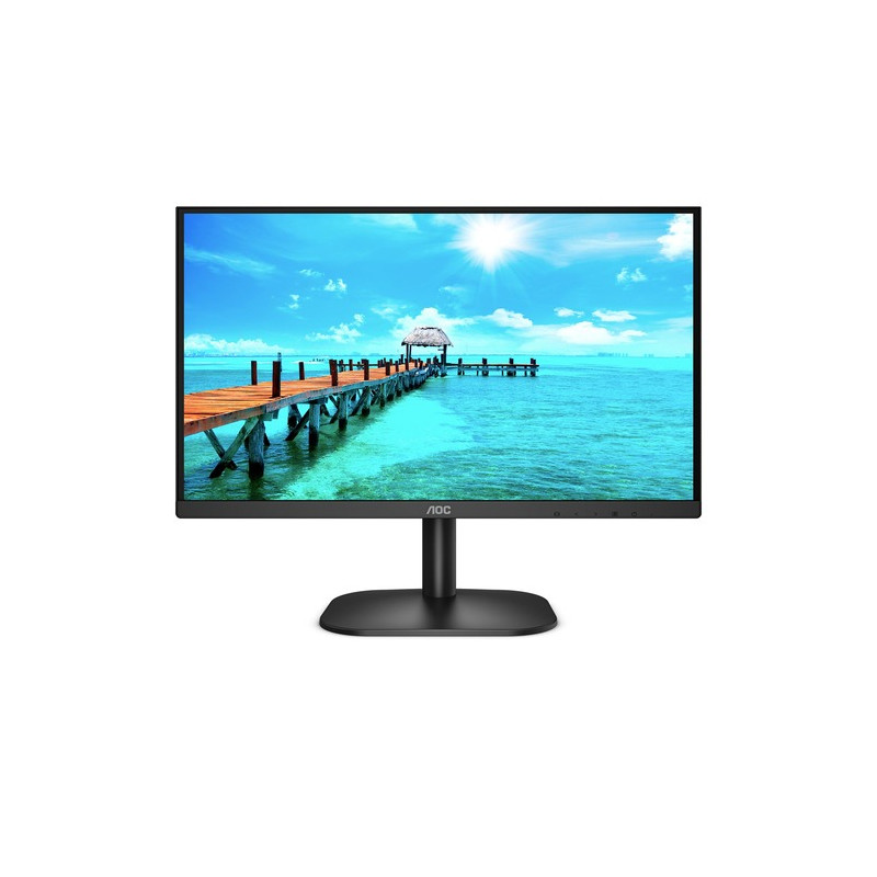 MONITOR AOC LED 27" Wide 27B2QAM VA 1920x1080 4ms 250cd/mq 1.000:1(20.000.000:1) 2x2W MM VGA HDMI DP Black