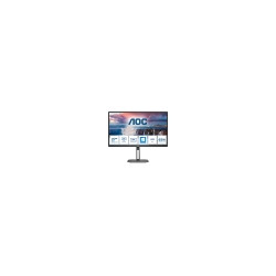 MONITOR AOC LED 27" Wide Q27V5N/BK VA 2560x1440 4ms 300cd/mq 20.000.000:1 2x3W MM Reg.H PIVOT 2HDMI 2DP