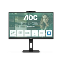 MONITOR AOC LED 23.8'' Wide 24P3QW IPS 1920x1080 4ms 300cd/mq 50.000.000:1 2x5W MM WEBCAM Reg.H PIVOT 2HDMI DP USB-C docking