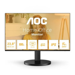 MONITOR AOC LED 23.8'' Wide 24B3HA2 IPS 1920x1080 100HZ 4ms 250cd/mq 1.300:1 (20.000.000:1) 2x2W MM VGA HDMI