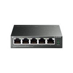 SWITCH TP-LINK TL-SG105PE 5P GIGABIT DESKTOP 10/100/1000Mbps RJ45 4P POE+, 802.3at/af, 65W PoE Power