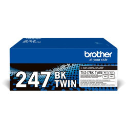 2 TONER BROTHER TN-247Bk Nero 2x 3000PP X HL-L3210CW HL-L3230CDW HL-L3270CDW DCP-L3550CDW MFC-L3730CDN MFC-L3750CDW MFC-L3770CDW