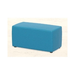 FLORA Pouf componibile parallelepipedo 96x48xH46cm tessuto ignifugo,struttura in legno, imbottitura in gomma colore a scelta