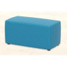 FLORA Pouf componibile parallelepipedo 96x48xH46cm tessuto ignifugo,struttura in legno, imbottitura in gomma colore a scelta