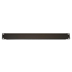 PANNELLO CIECO 1U PER CHIUSURA SPAZI VUOTI IN ARMADI RACK 19" NERO