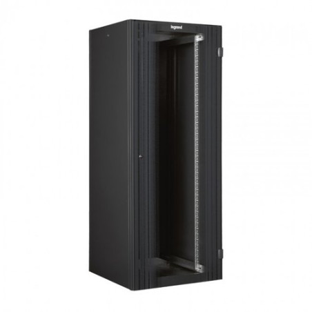 ARMADIO RACK DA PAVIMENTO LEGRAND 42U 2026X600X1000 PORTA IN VETRO  2 MONTANTI ANTERIORI RAL 7016