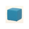 FLORA Pouf componibile cubo 48x48xH46cm tessuto ignifugo,struttura in legno, imbottitura in gomma colore a scelta