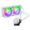 DISS A LIQUIDO COOLER MASTER -MASTERLIQUID 240L CORE WHITE ARGB - SK LGA1700, LGA1200, LGA1151, LGA1150 - LGA1155, LGA1156, AM5