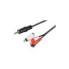 CAVO LINK SDOPPIATORE STEREO CON CONNETTORE RCA CON BYPASS, 1.5MT, W50213