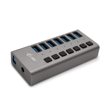 HUB I-TEC USB 3.0 Charging HUB 7port + Power Adapter 36 W, U3CHARGEHUB7