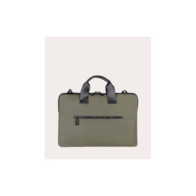 BORSA TUCANO GOMMO SUPERSLIM 15,6", VERDE MILITARE, PER NOTEBOOK 15,6" E MACBOOK PRO 16" - BSGOM1516-VM