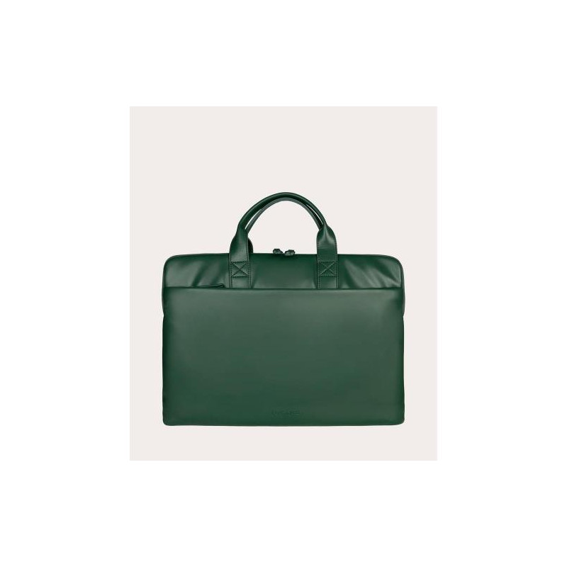 BORSA TUCANO ISOTTA SUPERSLIM 15,6", VERDE, IN MORBIDO PU EFFETTO PELLE - BSISO1516-V