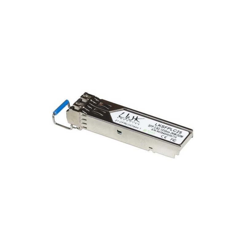 MODULO MINIGBIC (SFP) SINGLEMODE LC DUPLEX 1000Base-LX, 1310nm 20 Km - LKSFPLC25