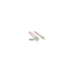 CAVO FIBRA OTTICA LC A SC MULTIMODE DUPLEX OM4 GUAINA 2 MM 50/125 MT.2 - CONF. 10PZ - LKLCSC4502E