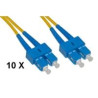 CAVO FIBRA OTTICA SC A SC SINGLEMODE DUPLEX OS2 GUAINA 2 MM 50/125 MT.2 - CONF. 10PZ - LKSCSC902E