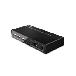 Switch LINDY KVM HDMI 4K60, USB 2.0 & Audio, 2 Porte - 32809