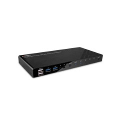 Switch LINDY KVM HDMI 4K60, USB 3.0 & Audio, 4 Porte - 39313