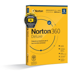 NORTON 360 Deluxe 2023 50GB IT 1 USER 5 DEVICE 12MO GENERIC RSP MM GUM 21429133