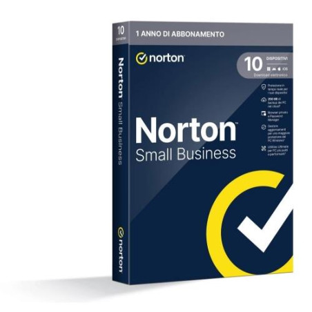 NORTON SMALL BUSINESS 250GB IT 1 USER 10 DEVICE 12 Mesi BOX 21454860