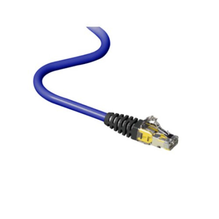 Bretella di connessione Schermata S/FTP Plug/Plug  RJ45 profilo ridotto Categoria 6 250Mhz lunghezza 5m, 26 AWG, LSZH colore blu