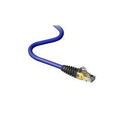 Bretella di connessione Schermata S/FTP Plug/Plug  RJ45 profilo ridotto Categoria 6 250Mhz lunghezza 5m, 26 AWG, LSZH colore blu