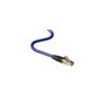 Bretella di connessione Schermata S/FTP Plug/Plug  RJ45 profilo ridotto Categoria 6 250Mhz lunghezza 5m, 26 AWG, LSZH colore blu