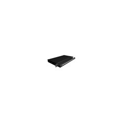 Unloaded Optical Panel for up to 24 SC Simplex LC or MT-RJ adapters - Black