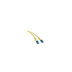 Fiber Patch Cord OS2 Singlemode Yellow 1.6 mm DUP-ZIP, LC/UPC-LC/UPC, 10.0  Meters