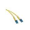 Fiber Patch Cord OS2 Singlemode Yellow 1.6 mm DUP-ZIP, LC/UPC-LC/UPC, 10.0  Meters